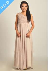 Khaki Maxi Dress